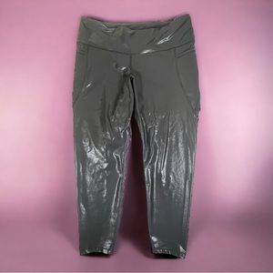 OLD NAVY BLACK SHEEN LEGGINGS Size 2X